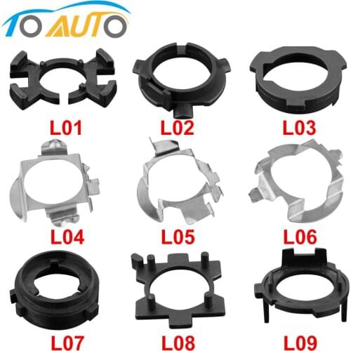 2pcs Universal H7 Adapter Base Holder Socket Connector Car LED Headlight