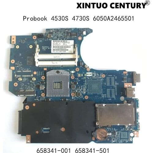 658341-001 658341-501 For HP Probook 4530S 4730S Laptop motherboard 6050A2465501 Mainboard HM65 DDR3 100% tested working
