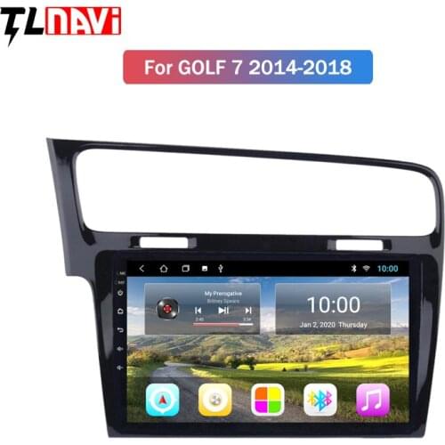 2G RAM 10.1 inch Android 10 IPS 2.5D car multimedia Player for Golf 7 2014-2018 gps radio navigation