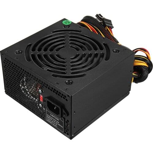 EU Plug Black 1000W Power Supply Psu Pfc Silent Fan Atx 24pin 12V PC Computer Sata Gaming PC Power Supply For Intel Amd Comput