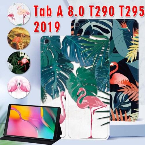 Case for Samsung Galaxy Tab A 8.0 (2019) T290 SM-T290 SM-T295 Flip Stand Case PU Leather Tablet Cover