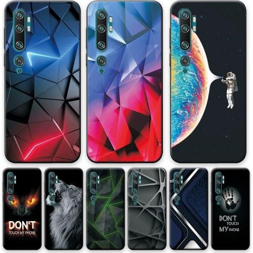 For Xiaomi Note 10 Case Cover Note10 Silicone TPU Case For Xiaomi Note 10 Back Cover Protective Case For Xiaomi Note 10 Bumper
