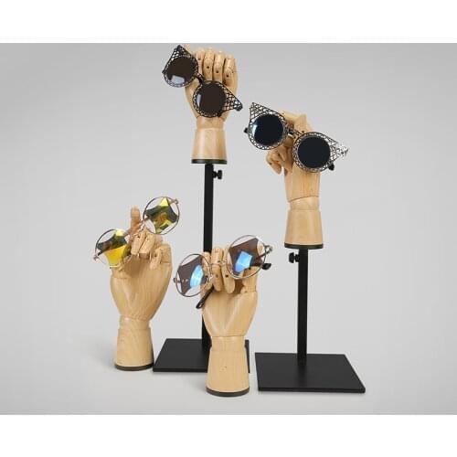 DHM102-L Drawing Sketch Mannequin Model Home Decor Human Artist Models Wood Grain Mannequin Dummy Hands For Jewelry Display