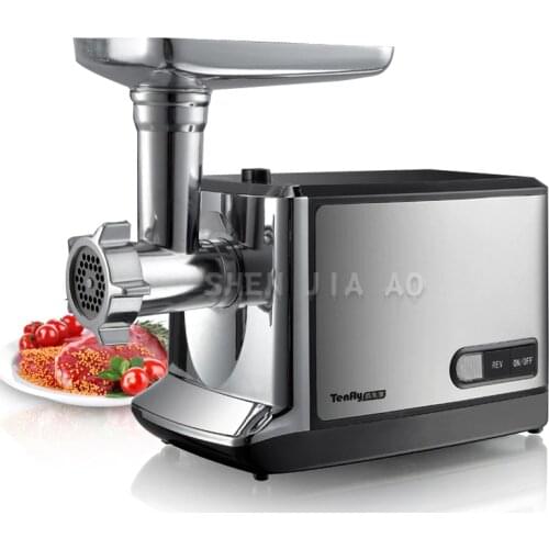 Electric meat grinder Stainless steel mincer Commercial meat mincing machine meat cutter Multifunction sausage machine 220v 350w