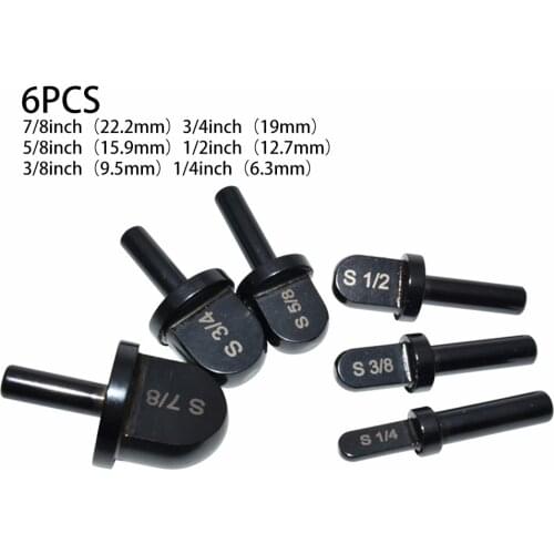 Soft Copper Pipe Swaging Tool Screwdriver Drill Bit Aluminum Tube Expander Accessory 1/4” 3/8” 1/2” For Home