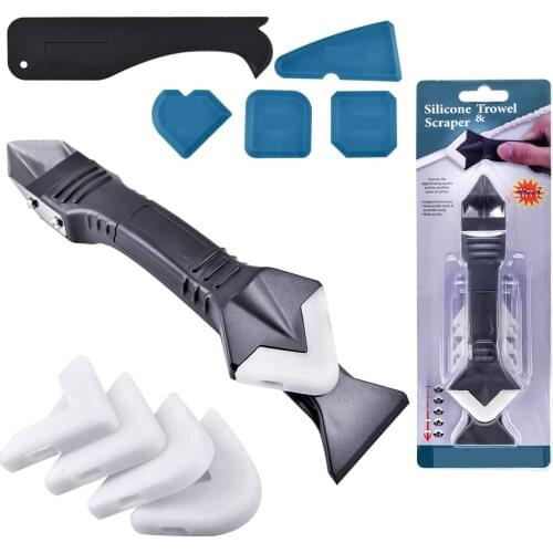 Stainless Steelhead Silicone Caulking Tools, Sealant Finishing Tool Grout Scraper, Great Tools for Kitchen Bathroom, Sink Joint