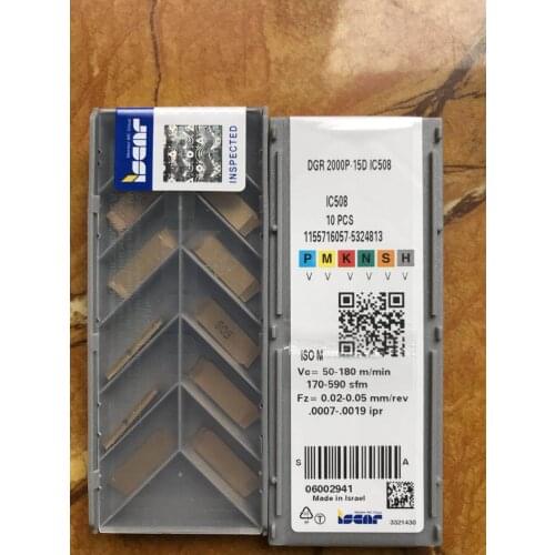 10PCS CARBIDE INSERT DGR 2000P-15D IC508