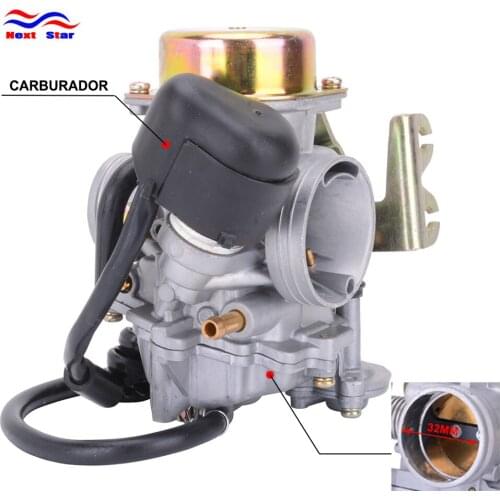 Motorcycle Aluminum CVK32 32mm Carburetor For Keihin Scooter ATV With GY6 150CC 200CC 250CC Engine Good Quality Replacement