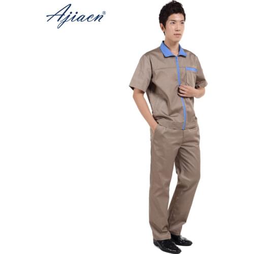 Genuine Electromagnetic radiation protective custom short sleeve zipper work clothes WIFI, mobile phone EMF shielding clothing