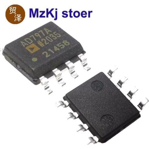 100% AD797A New AD797 Ultralow Distortion Ultralow Noise Op Amp USA ADI Original Taiwan AD797ARZ SOP8