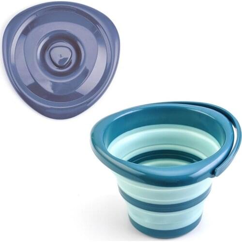 Portable Folding Bucket Outdoor Camping Collapsible Fishing Bucket Car Storage Container Car Wash Mop Bucket For Car Cleaning