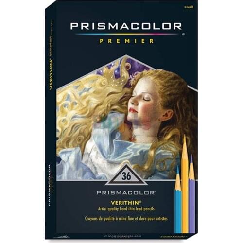 Prismacolor Premier Verithin Colored Pencil Set 36/Pkg- hard cores prismacolor colored pencils drawing pencil school supplies