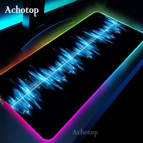 Colorful DIY Custom RGB Game Mouse Mat Laptop Gaming Mousepad Overlock Anti-slip Speed Rubber Fashion Office Desk Computer Pad