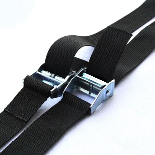 1M Buckle Tie-Down Belt Cargo Straps For Car Motorcycle Bike With Metal Buckle Tow Rope Strong Ratchet Belt