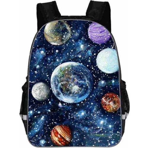 Galaxy Backpack Universe Space Solar For Teenagers Boys Girls Toddler Animal Kid School Book Bags Men Women Rock Mochila Bolsa