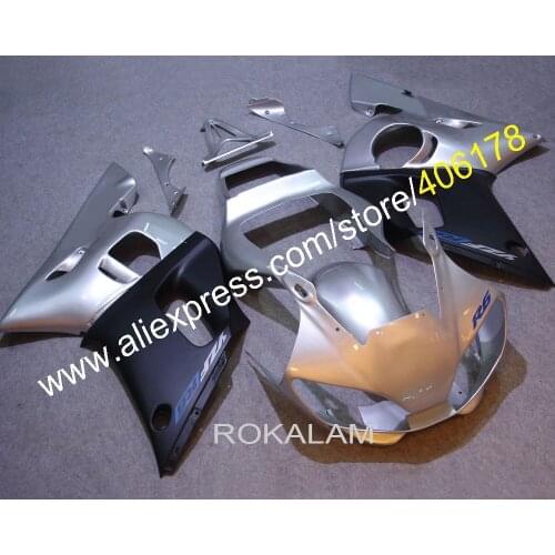 YZF-600 R6 98-02 ABS Fairing For Yamaha YZF R6 1998-2002 Silver Black Bodywork Fairings (Injection Molding)