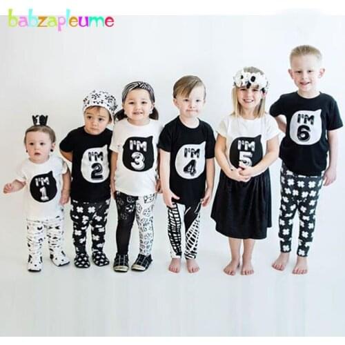 1-6Years/Summer Baby Tops Girls T-shirts Boys Costume Fashion Casula Short Sleeve T shirt Kids Clothes Children Clothing BC1402