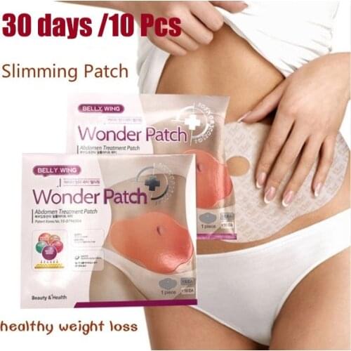 10 20 30 Pcs Mymi Wonder Patch Quick Slimming Patch Lose Weight Fat Burning Slim Patch Abdomen Slimming Navel Stick Slimer Tool