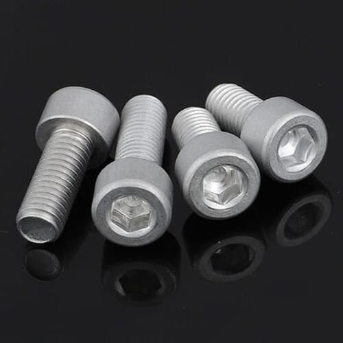 10Pcs M2 M2.5 Aluminum Alloy Allen Cylinder Hex Head Hexagon Screws Socket Cup AL.Bolt