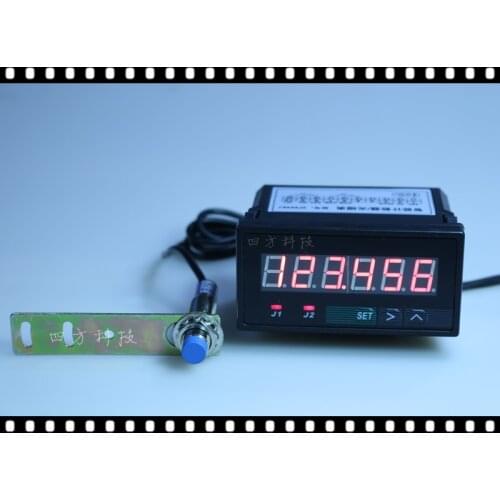 Digital display frequency meter tachometer linear speed meter industrial instant flow meter SF9648Z control speed sensor