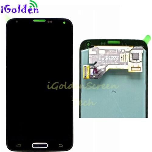 100% Tested For Samsung S5 G900 G900F Display LCD Screen Touch Digitizer Assembly Compatible for Samsung Galaxy S5