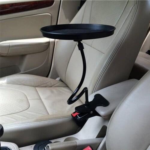 LumiParty Food Drink Cup Coffee Table Stand Auto Car Portble Stand Food Tray Mount Holder ABS Car Food Holder High Quality