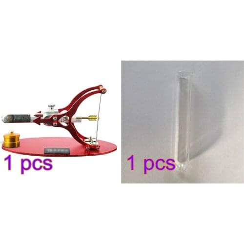 The Love of Arrow Shape Metal Stirling Engine Motor External Combustion Engine Model Building Metal Alcohol Lamp+80mm Glass