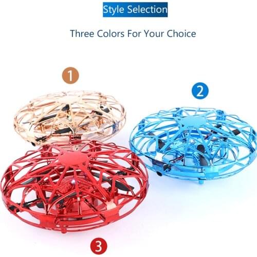 New Mini Helicopter UFO Drone Infraed Hand Sensing Aircraft Electronic Model Quadcopter Flayaball Small Drohne Toys For Children