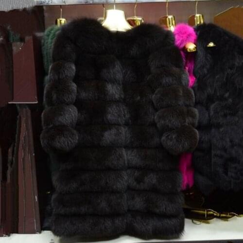 2016 NEW women real fox fur coat womens long fox fur coats fox jacket
