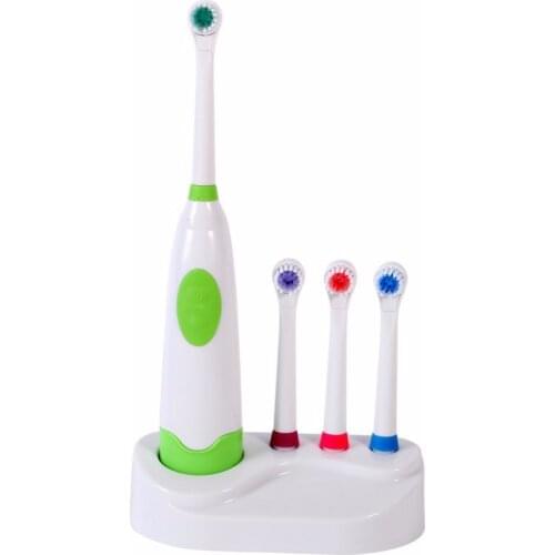 One Set Electric Toothbrush For Kid Children Family Use With 3 Toothbrush Head One Base Holder