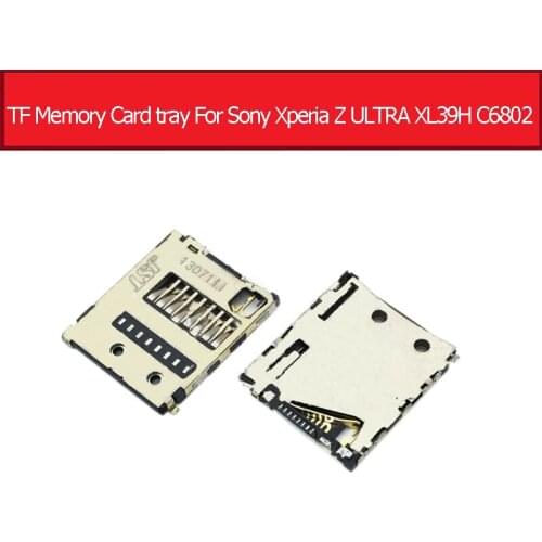 Genuine TF Memory Card tray For Sony Xperia Z ULTRA XL39H C6802 C6803 Memory SD Card slot For Sony XL39H SD card reader socket