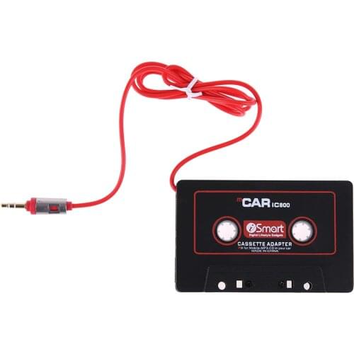 Jack Plug Car Cassette Tape Adapter Cassette Converter for iPhone MP3 MP4 Phone Computer Aux CD Player IPod 3.5mm Interface