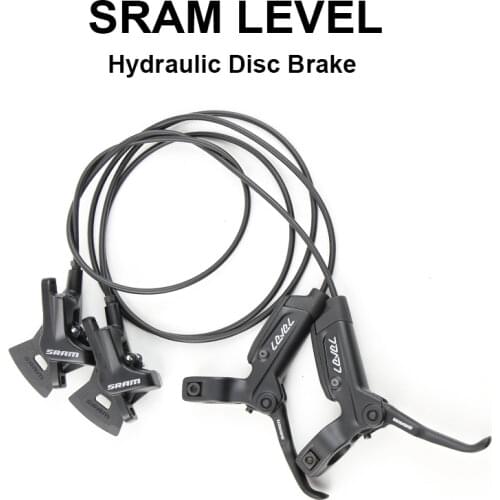 SRAM LEVEL BR BRAKE MTB Bike Bicycle Part Hydraulic Disc Brake Front & Rear Black 800 1500mm
