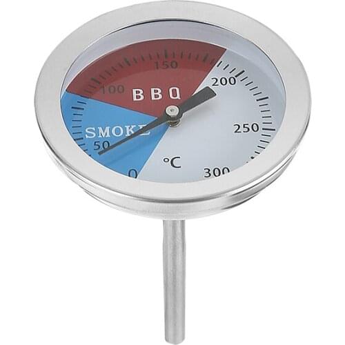 High Quality 0-300 Celsius Stainless Steel Thermometer Barbecue BBQ Smoker Grill Temperature Gauge Kitchen Cooking Tools