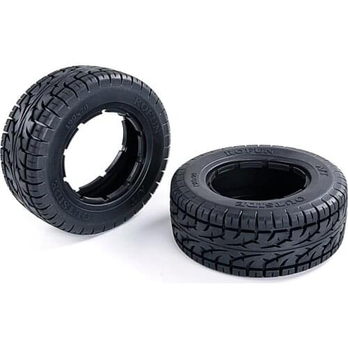 All-terrain Tire Skin 2PC FOR 1/5 LOSI 5IVE-T KINGMOTOR X2 FID DDT ROVAN LT SLT V5 5S TRUCK RC CAR PARTS