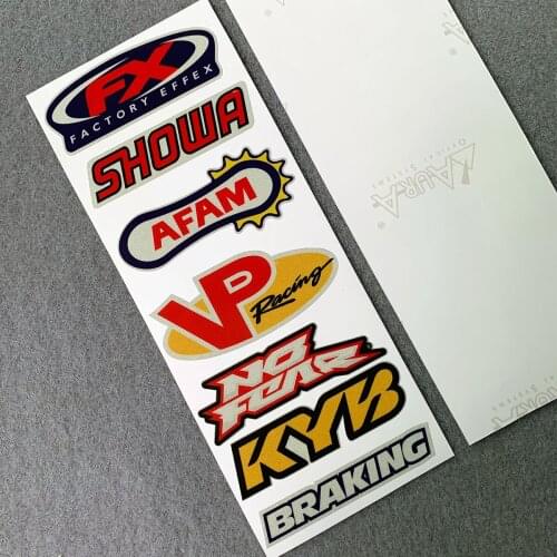 1 Set AURA Logo Highly Reflective Motorcycle Side Strip Bike Helmet Sticker Car Styling Vinyl Decal