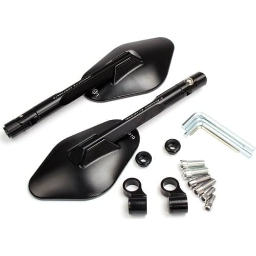 Powersport Motorcycle CNC Elisse Rearview Mirror Motorbike Scooter Rear view Mirror For honda yamaha Kawasaki z750 Suzuki Ducati