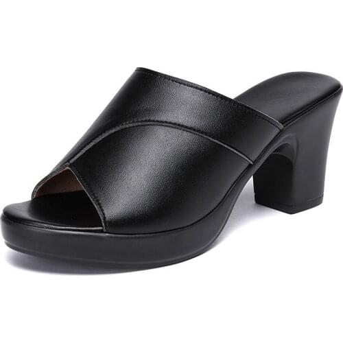 2021 Slippers Women Summer Wear Womens Sandals 2020 New Fashion Wild Slope with Non-slip Thick Heel Women Sandals and Slippers