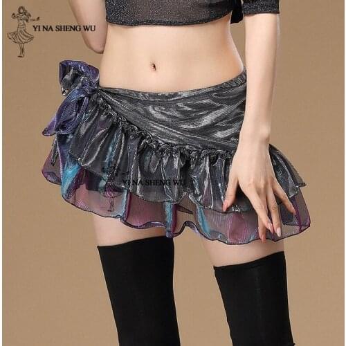 Women Belly Dance Costume Practice Hip Scarf Mesh for lady Belly Dancing Belts Stage Performance Oriental Dance Hip Towel Skirt
