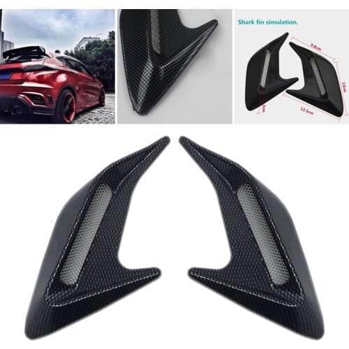 1 Pair Car Side Air Flow Vent Sticker Molding Grill Decoration Spoiler Fit for All Car Auto Exterior Accessories