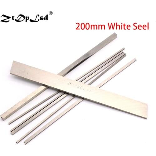 1Pcs 200mm Length 2 to 20mm HSS White Seel Square Milling Woodworking Carving Knife Engraving Lathe Tool Bit Turning Tools