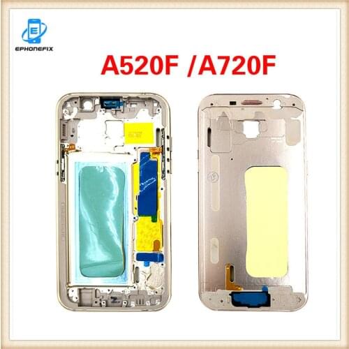 1pcs Middle Frame Bezel for Samsung A3 A5 A7 2017 A520 A520F A720 A720F A320 A320F Version Mid Chassis Housing