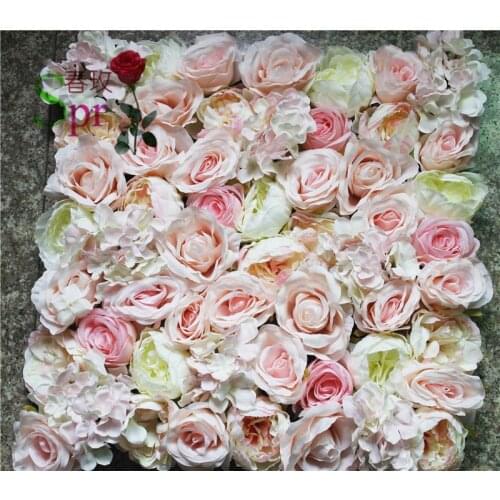 SPR Free Shipping 10pcs/lot50*50CM Artificial silk rose flower wall wedding background lawn/pillar flower home market decoration