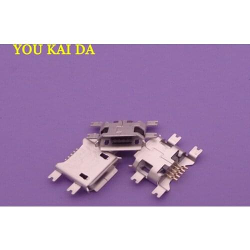 100pcs Mini Micro connector Jack Charging port Socket female power plug For ZTE 760 V880 N880S U880 Huawei 8650 Blackberry 8900