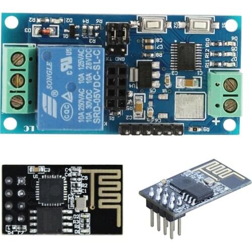 5V ESP8266 ESP-01 1 Channel WiFi Relay Module Remote Control Switch For IOT Smart Home Phone APP Controller