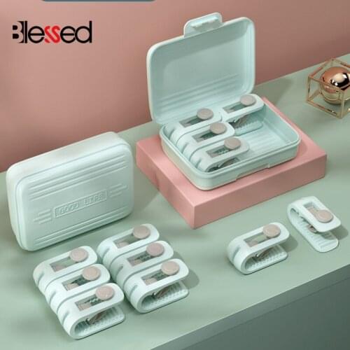 6Pcs/Set Plastic Non-slip Blanket Clip Bed Cover Holder Buckle Accessory Serrated High Elasticity Clip Cover Duvet Sheet Fixer