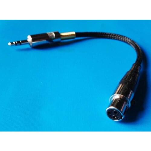 GuSuo Mini XLR 3pin Female to 3.5mm 6.35mm Jack TRS Audio Cable 2m