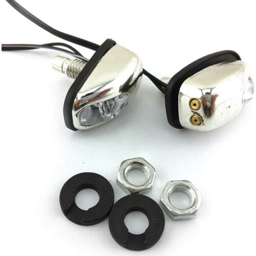 1pair Car Water Spray Lamp Car Decorative Light Wiper Washer Eyes Spout Windshield Glass Water Jet Spray Nozzle LED White Light