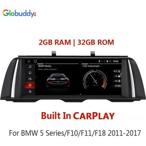10.25" Android 10.0 IPS Carplay Car Multimedia player GPS For BMW 5 Series F10/F11/520(2011-2016) CIC NBT Autoradio navigation