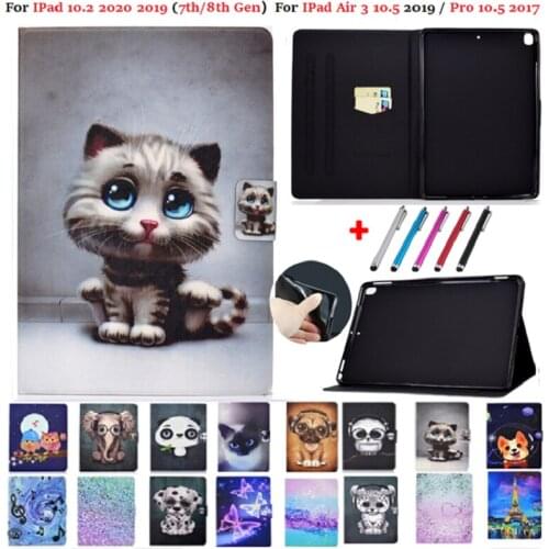 For iPad 10.2 Case 2020 Tablet For IPad 10 2 Cover 2020 2019 8 7 7th 8th Generation Case Wallet Stand Funda For IPad Air 3 Case